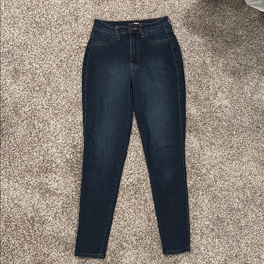 Women's Dark Blue Jeans